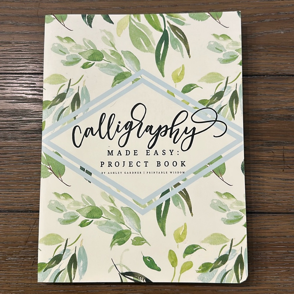 NWOT Calligraphy project book